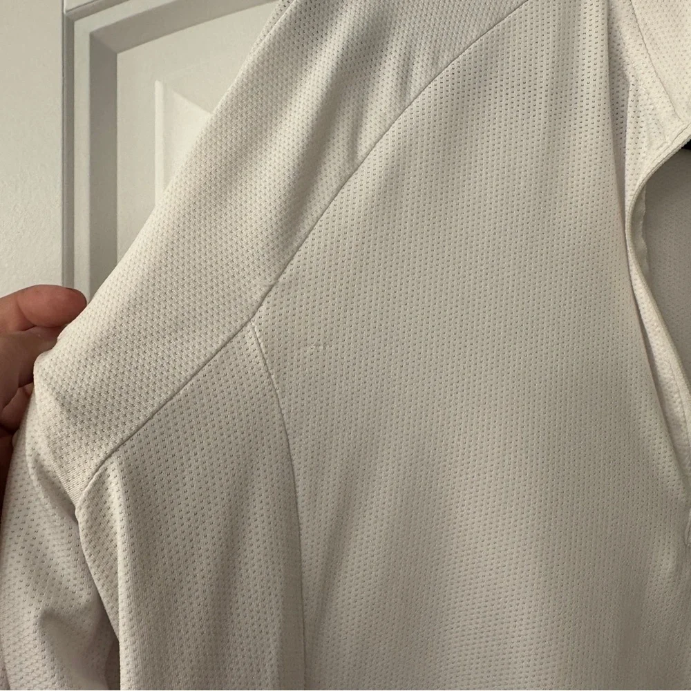 Adidas‎ White Quarter-Zip Pullover golf